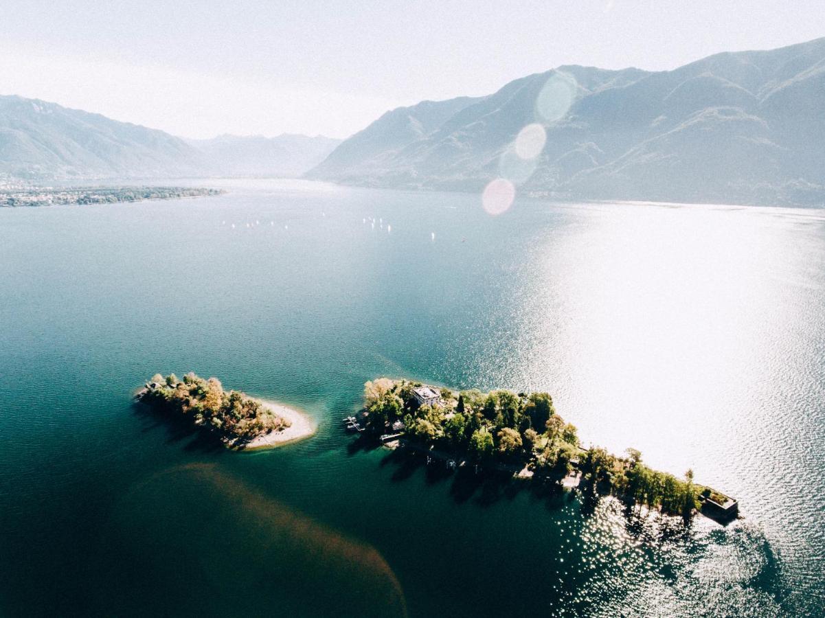 Hotel Villa Emden Brissago Bagian luar foto