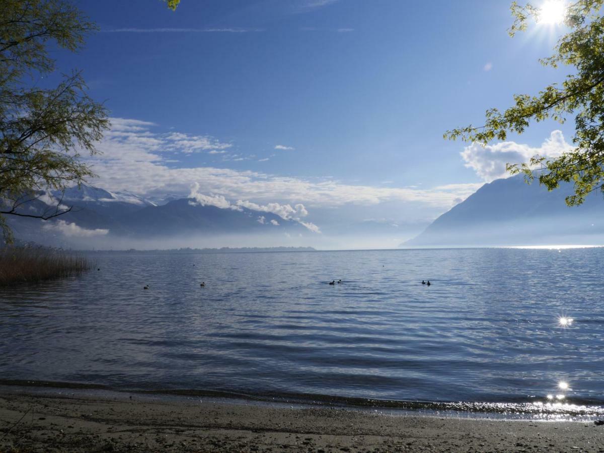 Hotel Villa Emden Brissago Bagian luar foto
